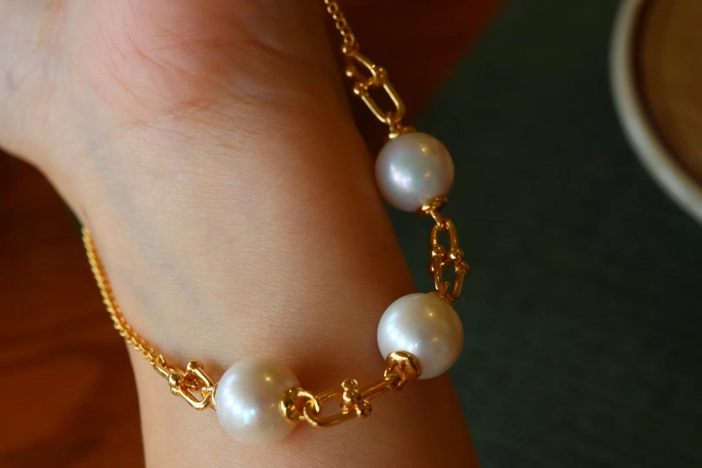 (N11) Pearl necklace (Edison design style)91.6