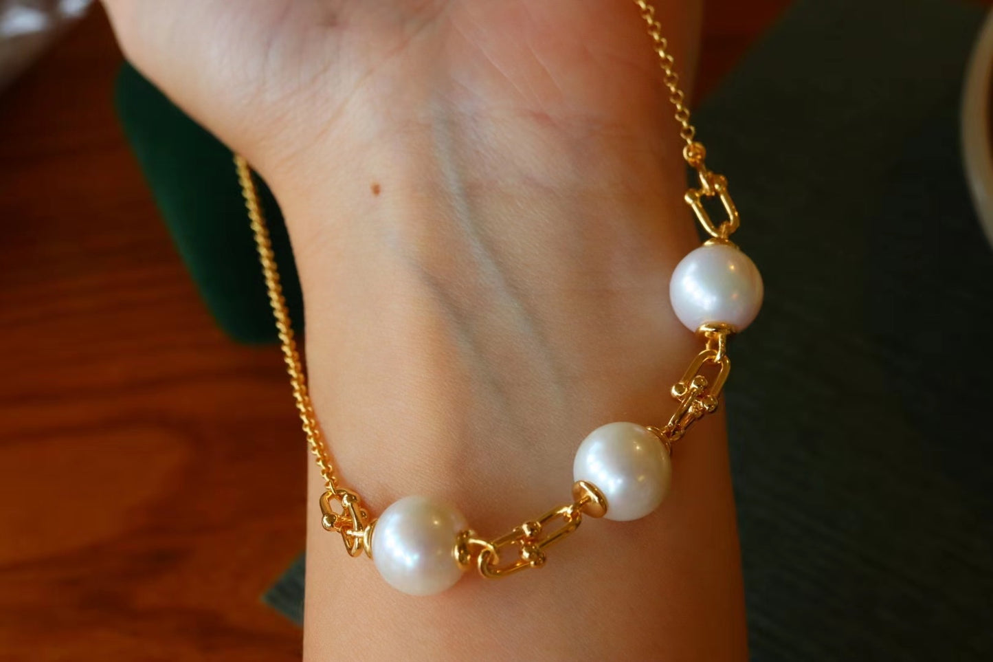 (N11) Pearl necklace (Edison design style)91.6