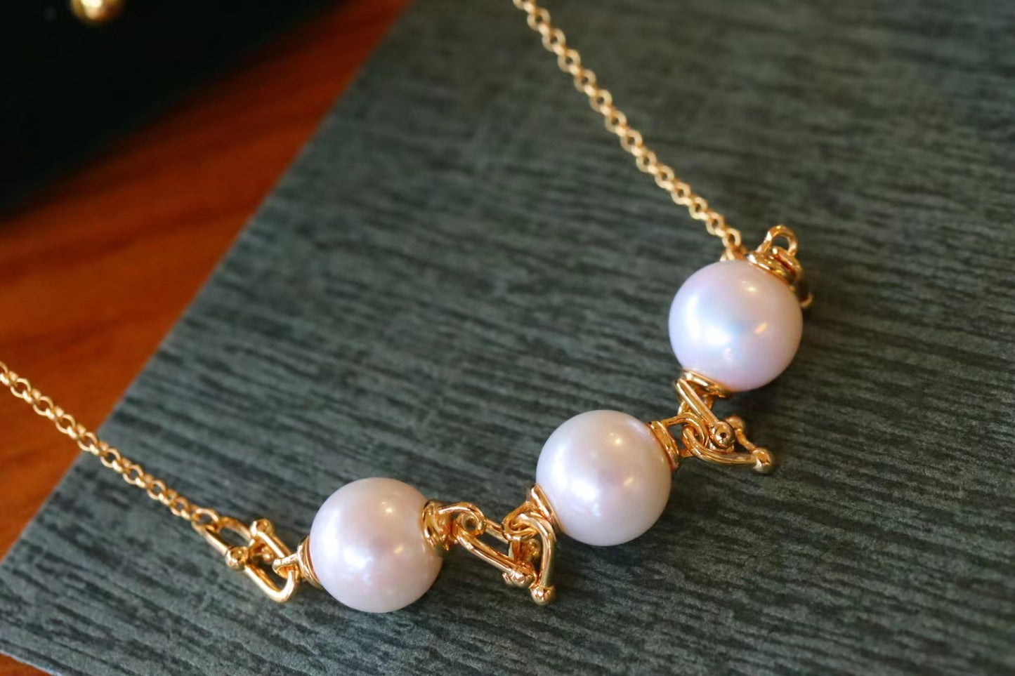 (N11) Pearl necklace (Edison design style)91.6