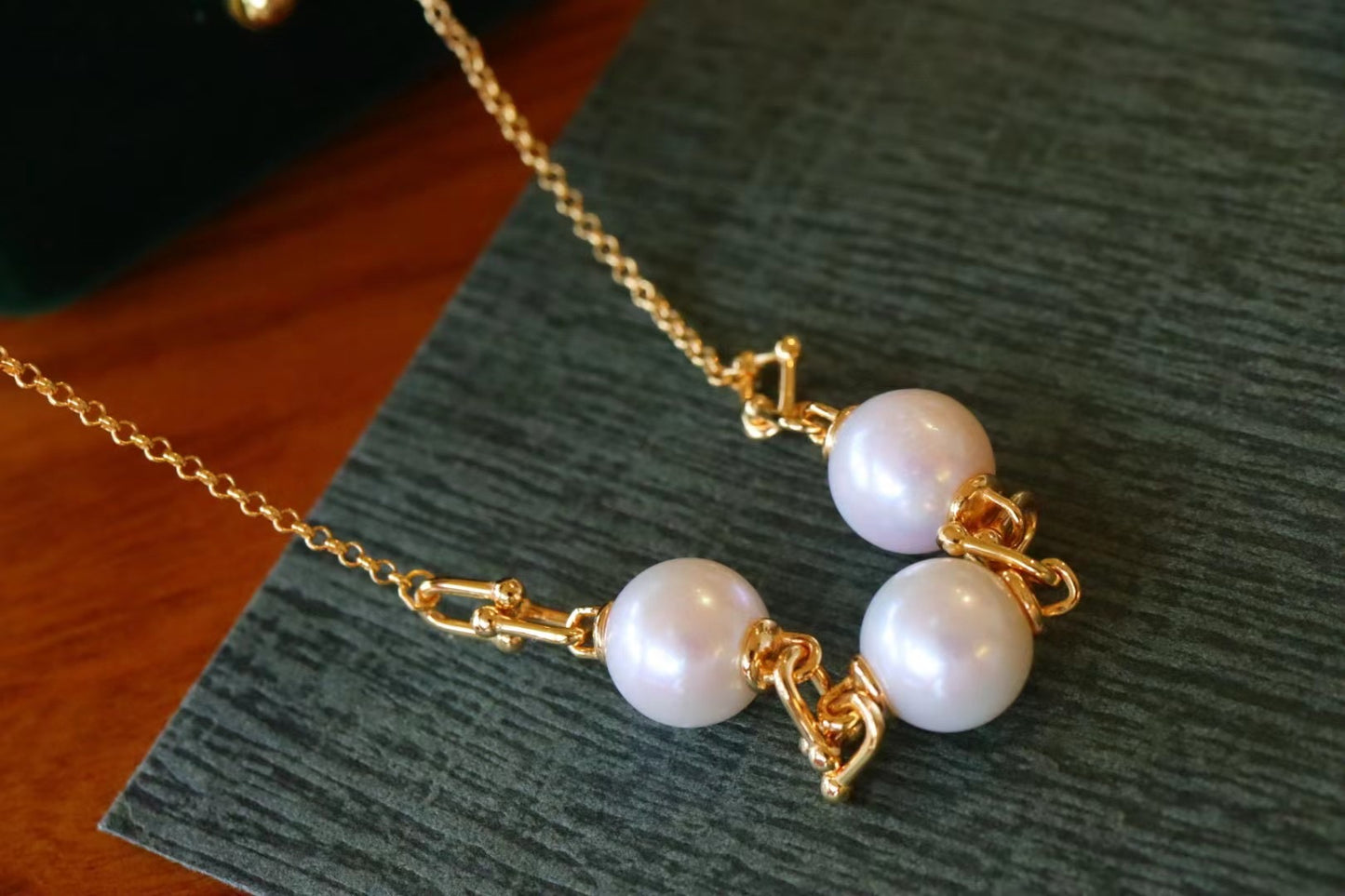 (N11) Pearl necklace (Edison design style)91.6