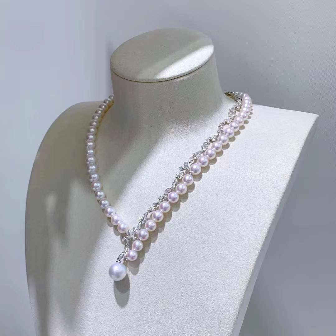 (N14) Pearl necklace (Fashion style) $170