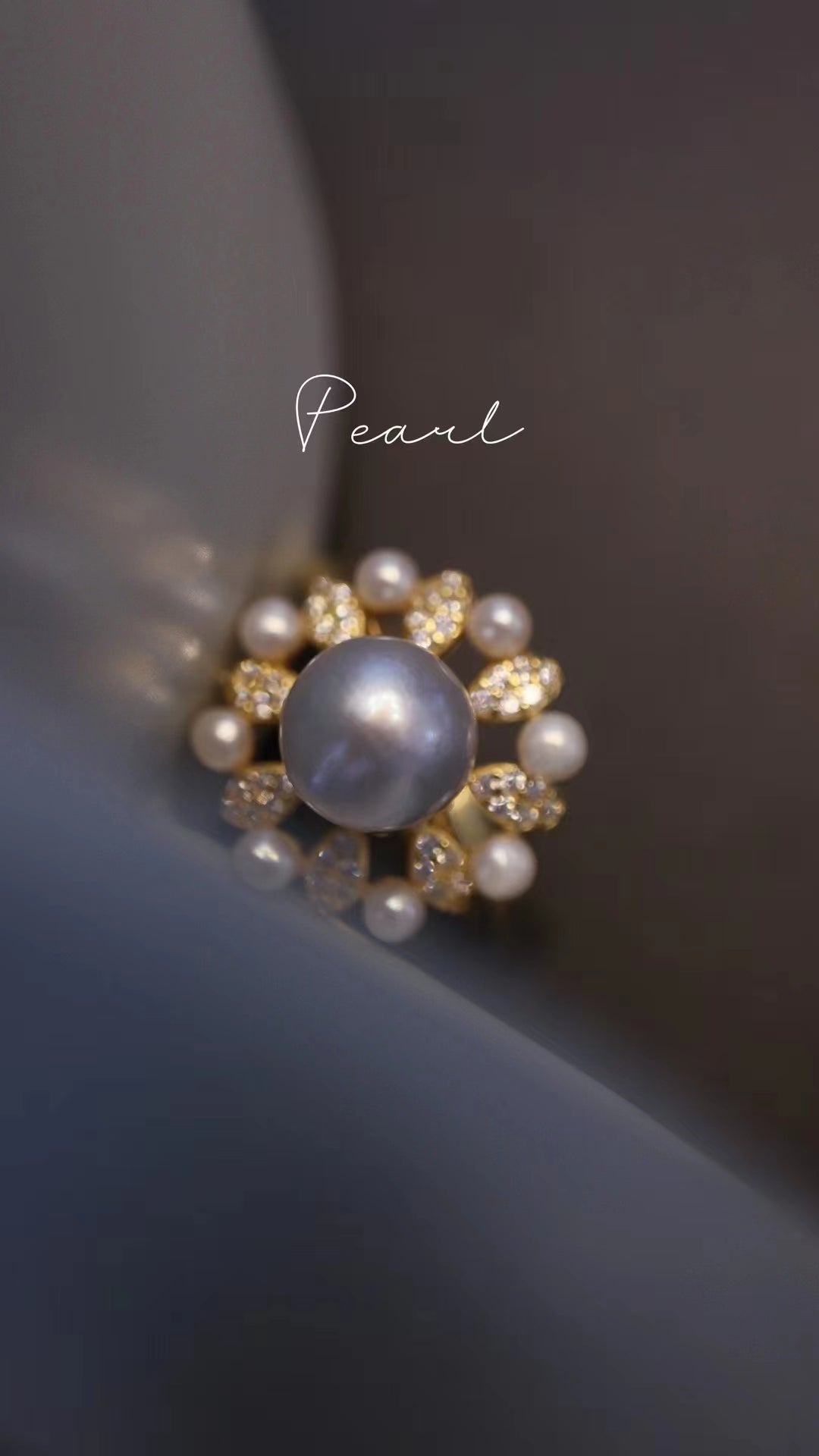 [R24] 925 Silver Akoya Madama Pearl Ring $55